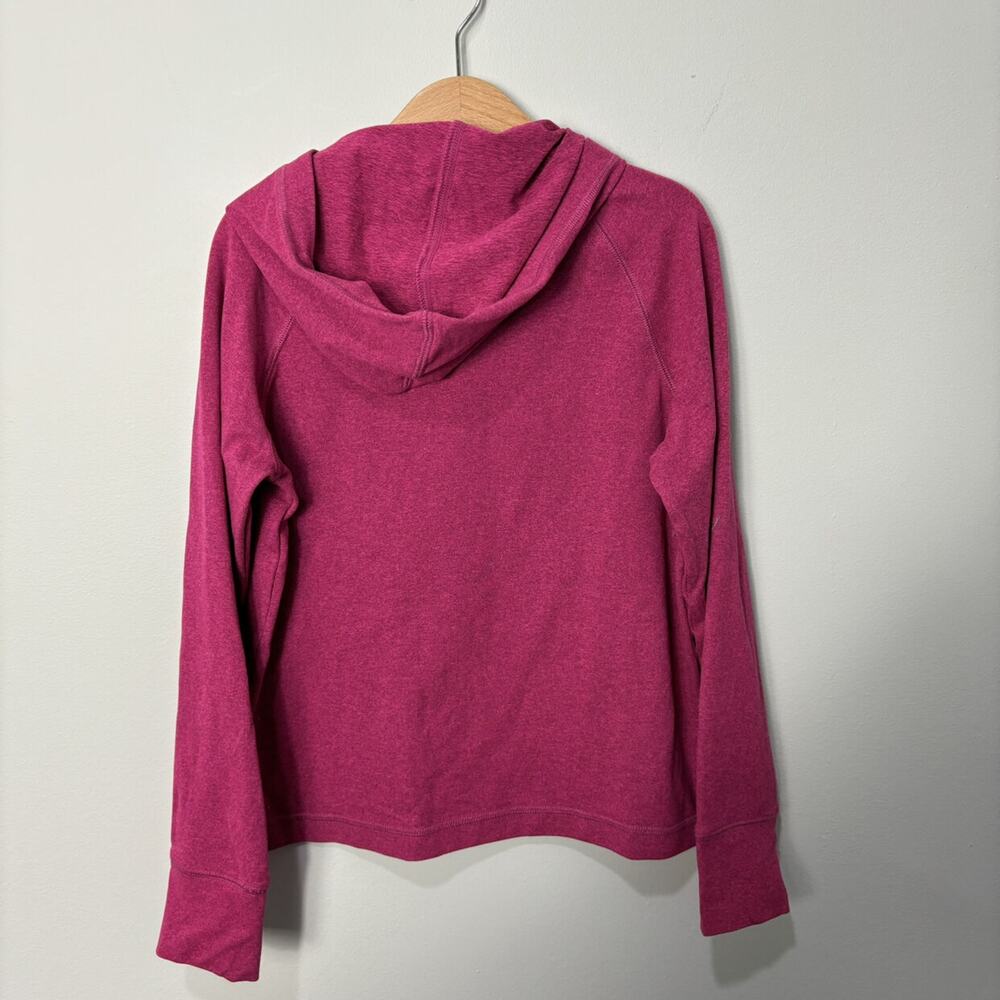 Primary Raspberry Hooded Pullover - Picture 4 of 5